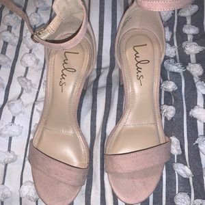 Lulus Tan Suede Heels